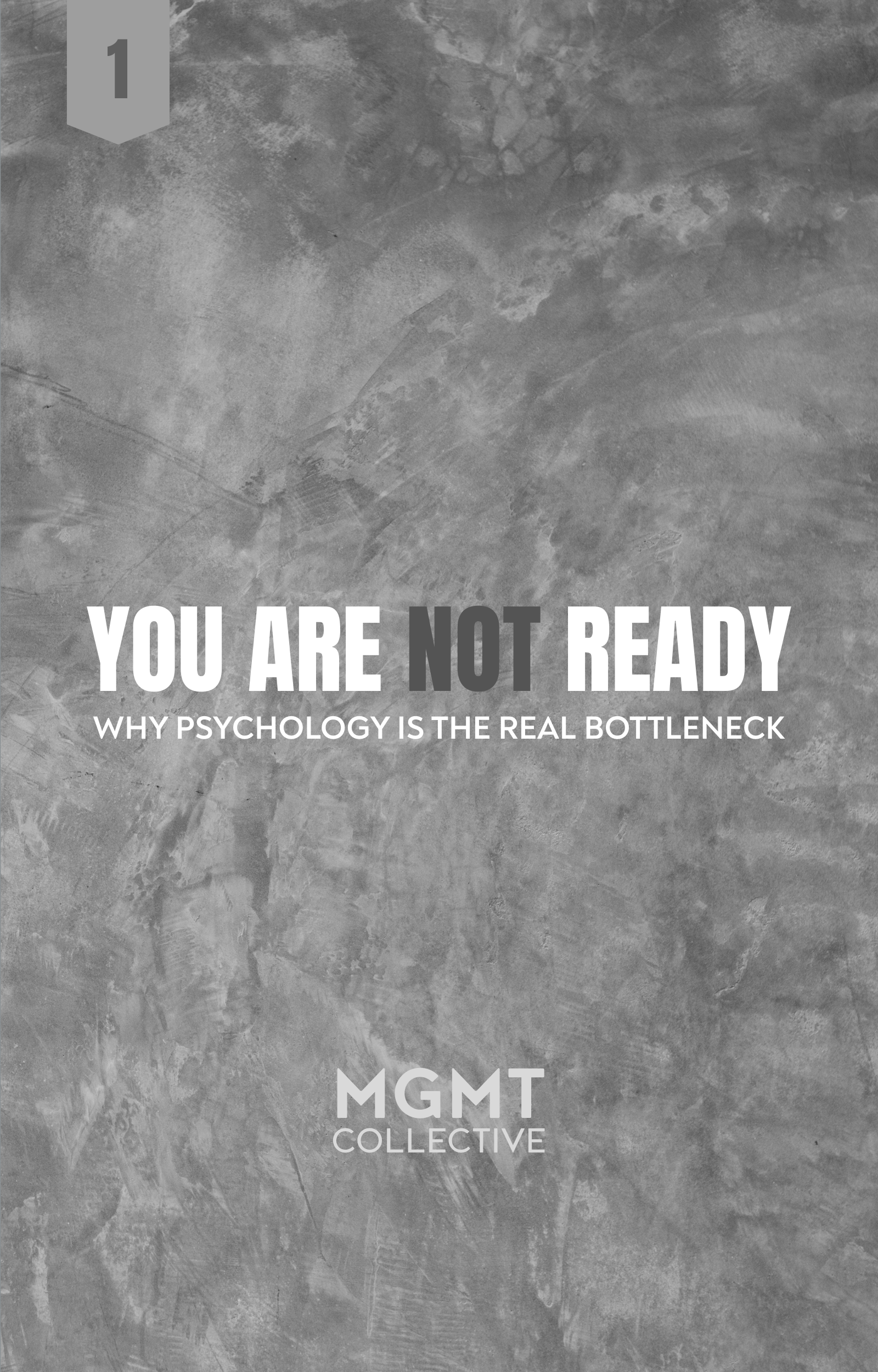 YOU ARE NOT READY