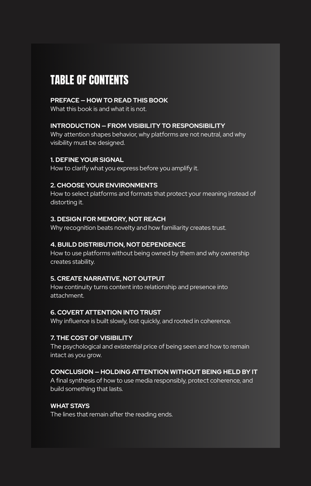 The Essentials System