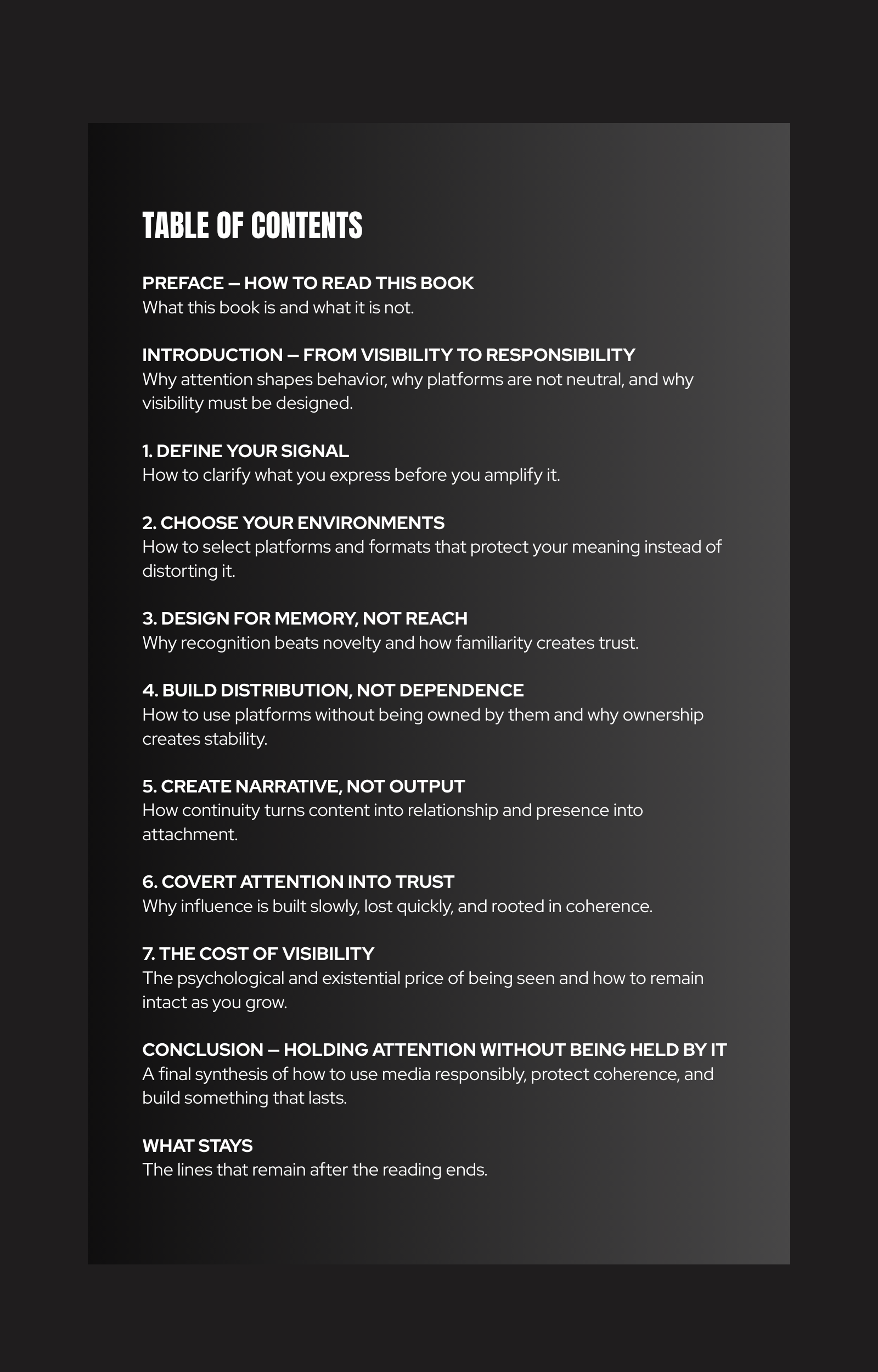 The Essentials System